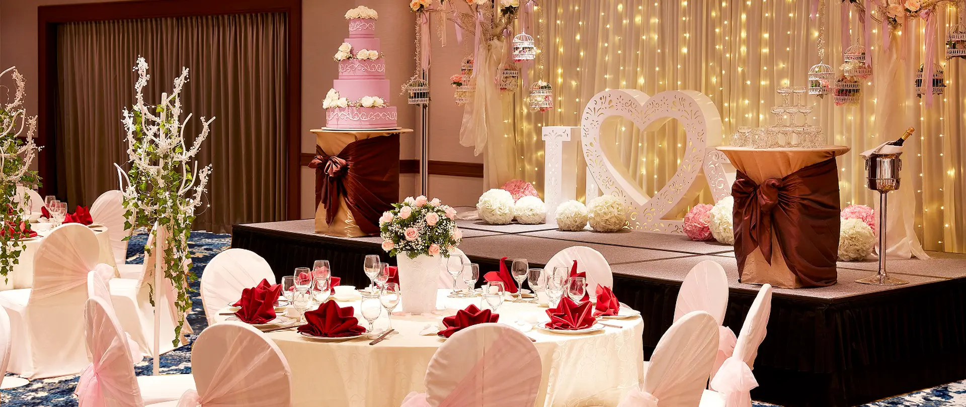  Celebrate your special day in our award-winning wedding venue