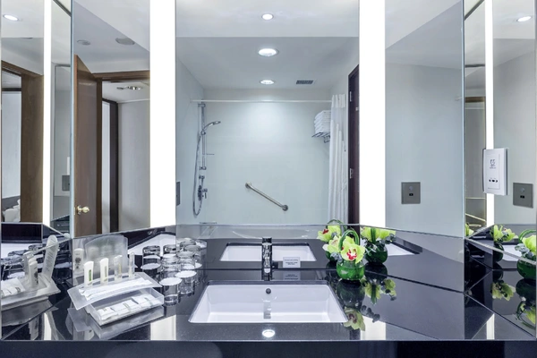 Suites - Every room is equipped with a bathtub and essential bathroom amenities