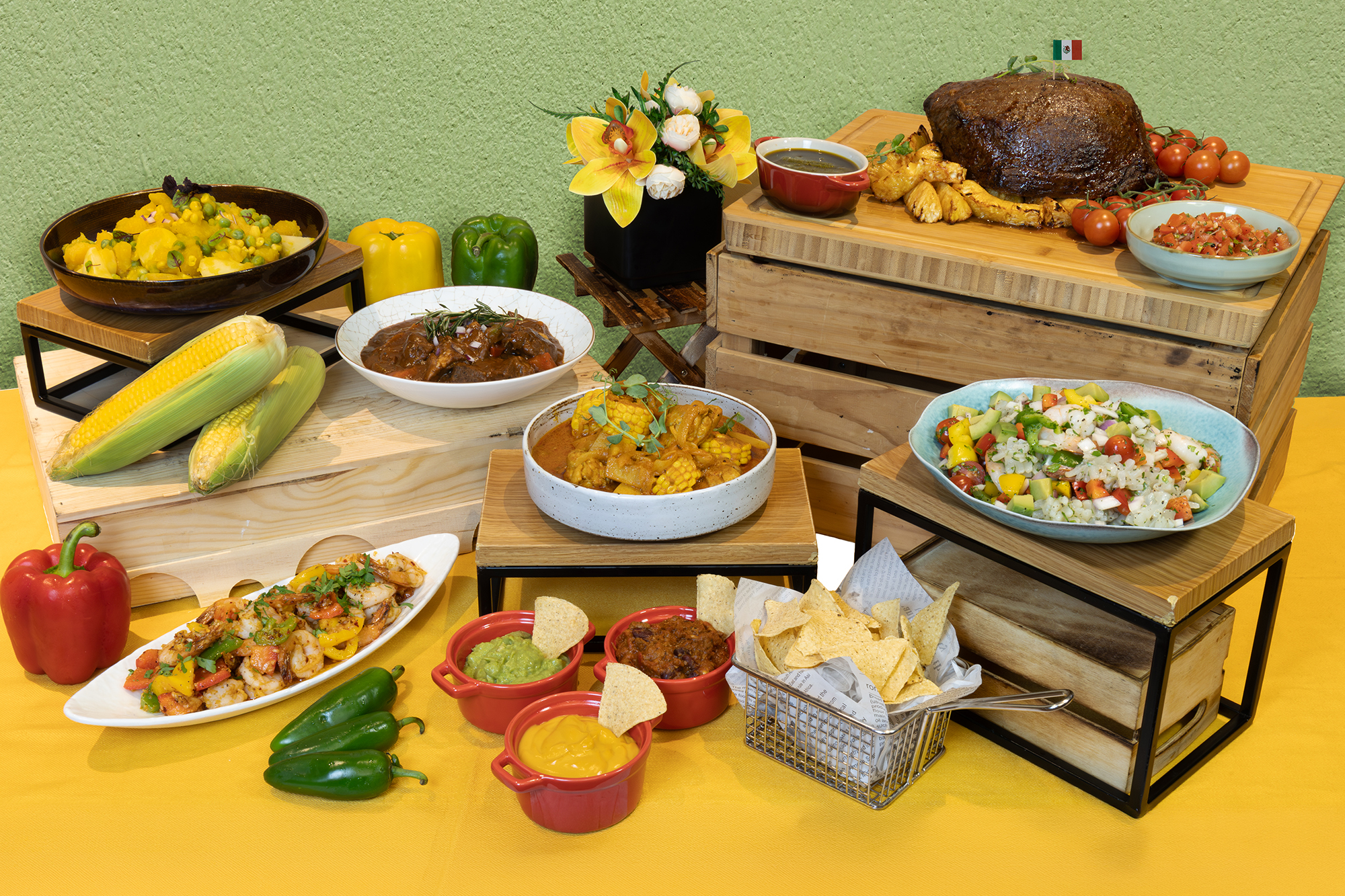 latin fiesta buffet