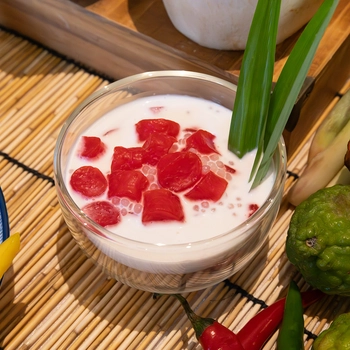 Thai Red Rubies in Coconut Milk